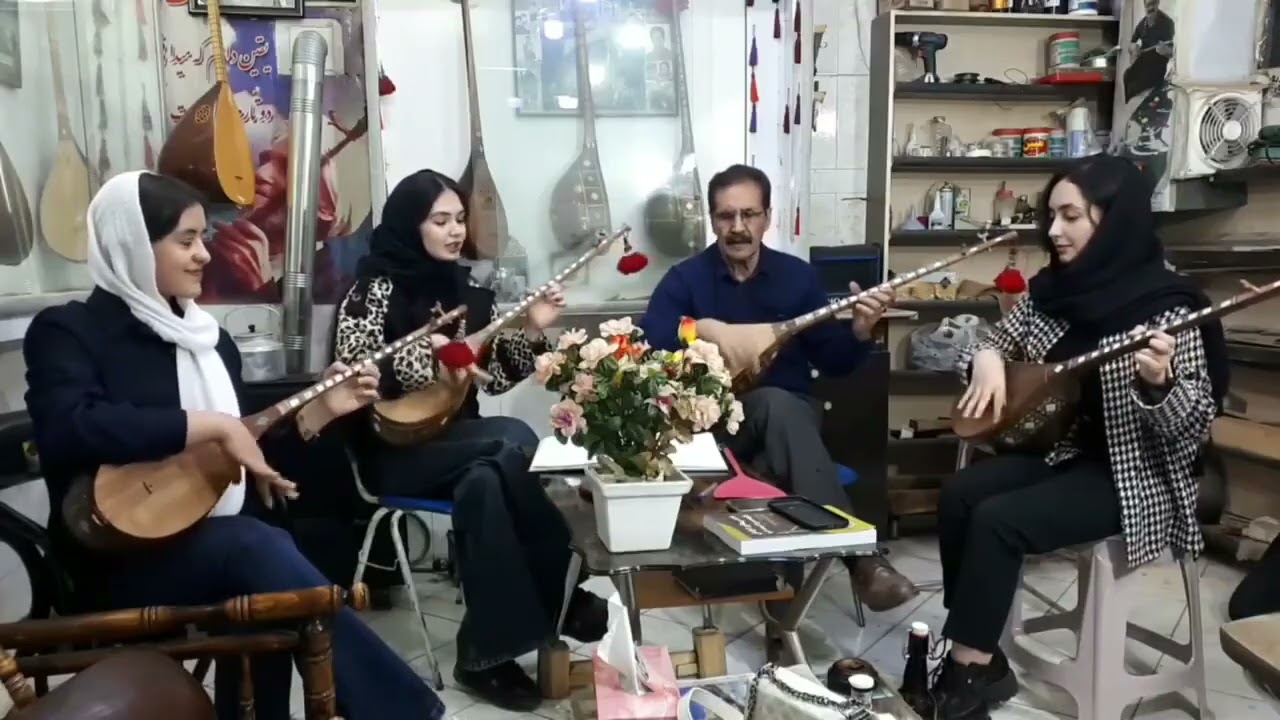 گروه نوازی دوتار شمال خراسان - استاد اسفندیار زنگویی و هنرجویانش - Group performance of Dotar 