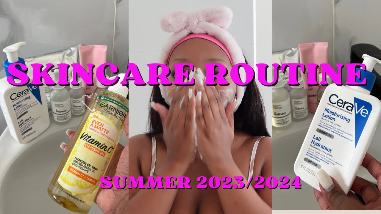 My 2024 Skincare Routine for combination skin | Drugstore skincare routine | South African YouTuber