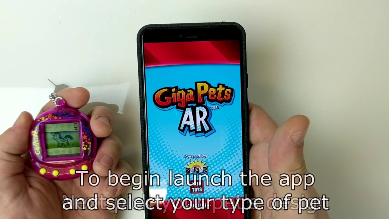 GigaPetsAR App Tutorial