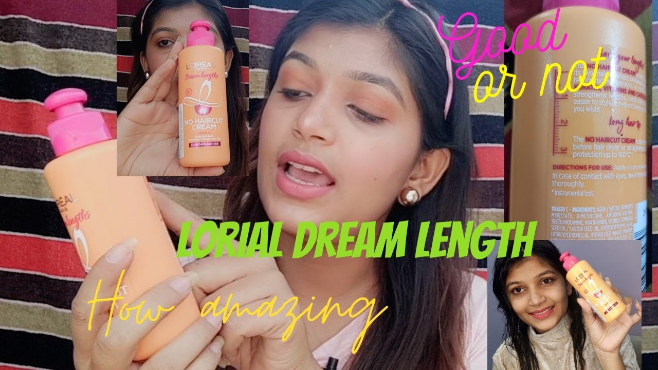 NO HAIR CUT CREAM // lorial dream length // review👍