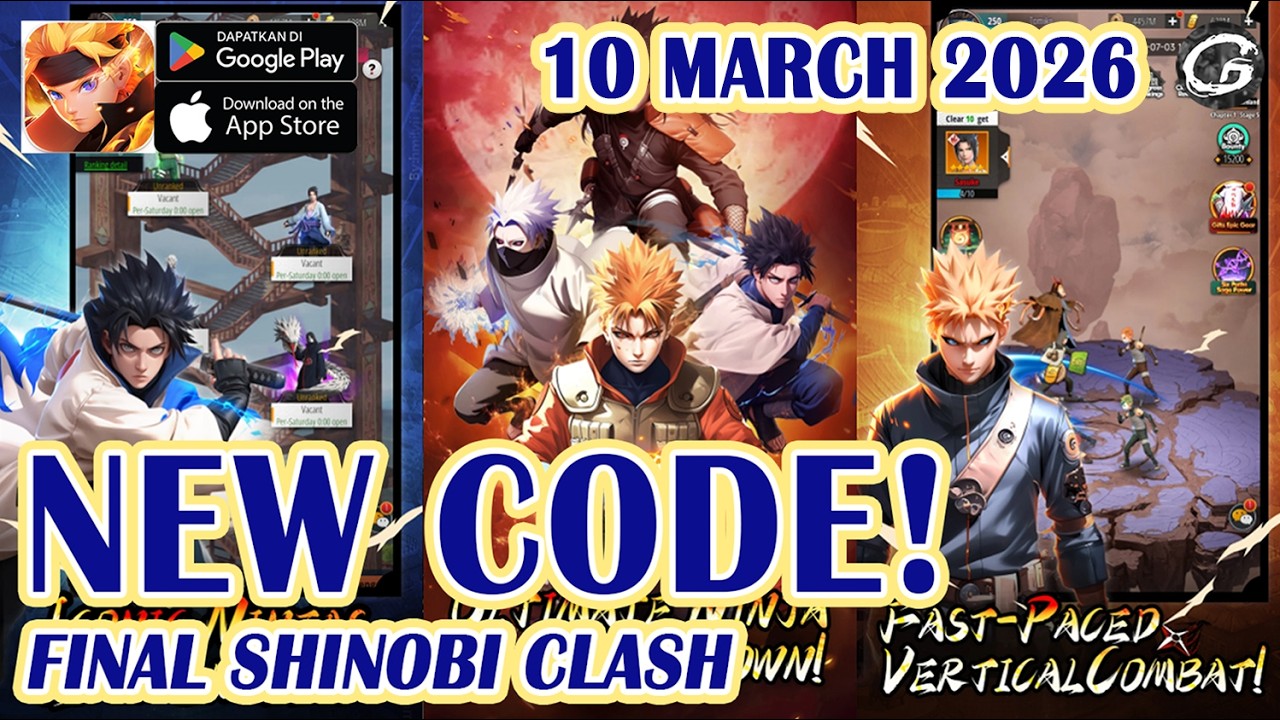 🎁 NEW CODE Final Shinobi Clash Giftcodes & Redeem Codes 10 March 2026 - Mobile Game&nbsp;(Android)