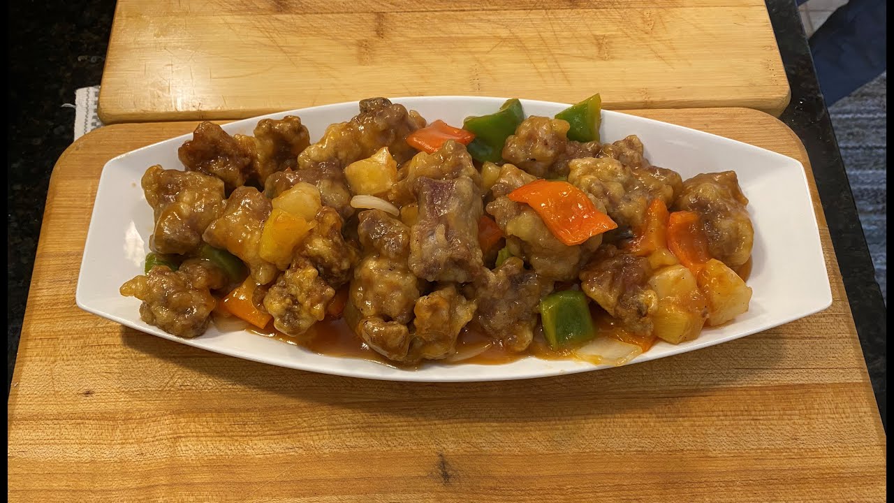Sườn Non Xào Chua Ngọt ( Sweet & Sour Spareribs )