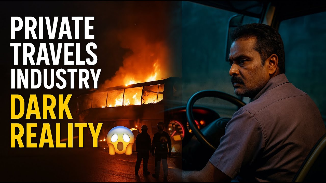 Private Bus Industry Dark Truth The Hidden Lives of Drivers & Deadly Accidents  Kaveri Travels Fire