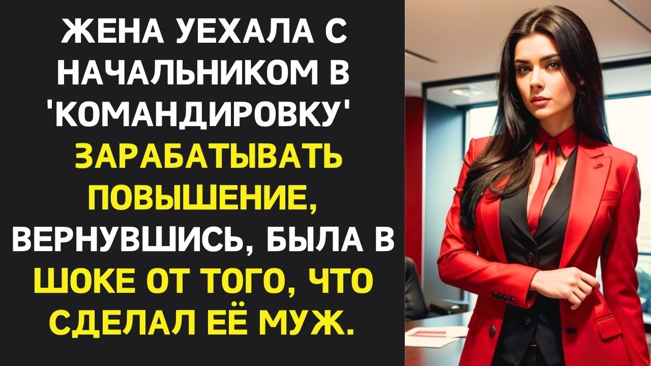 Жена уехала с начальником в 'командировку' зарабатывать повышение, но вернувшись, была в шоке от ...