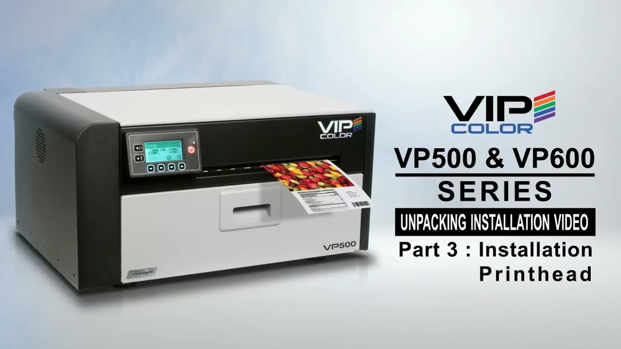How to setup the VP500 and VP600 series printer - Part 3