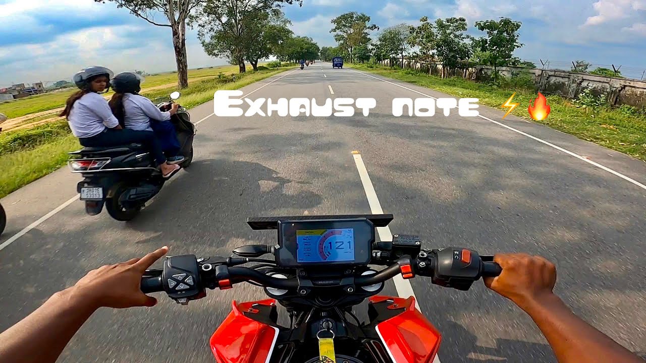 Girl’s reaction on exhaust😲🔥|Duke 390 modified🚀