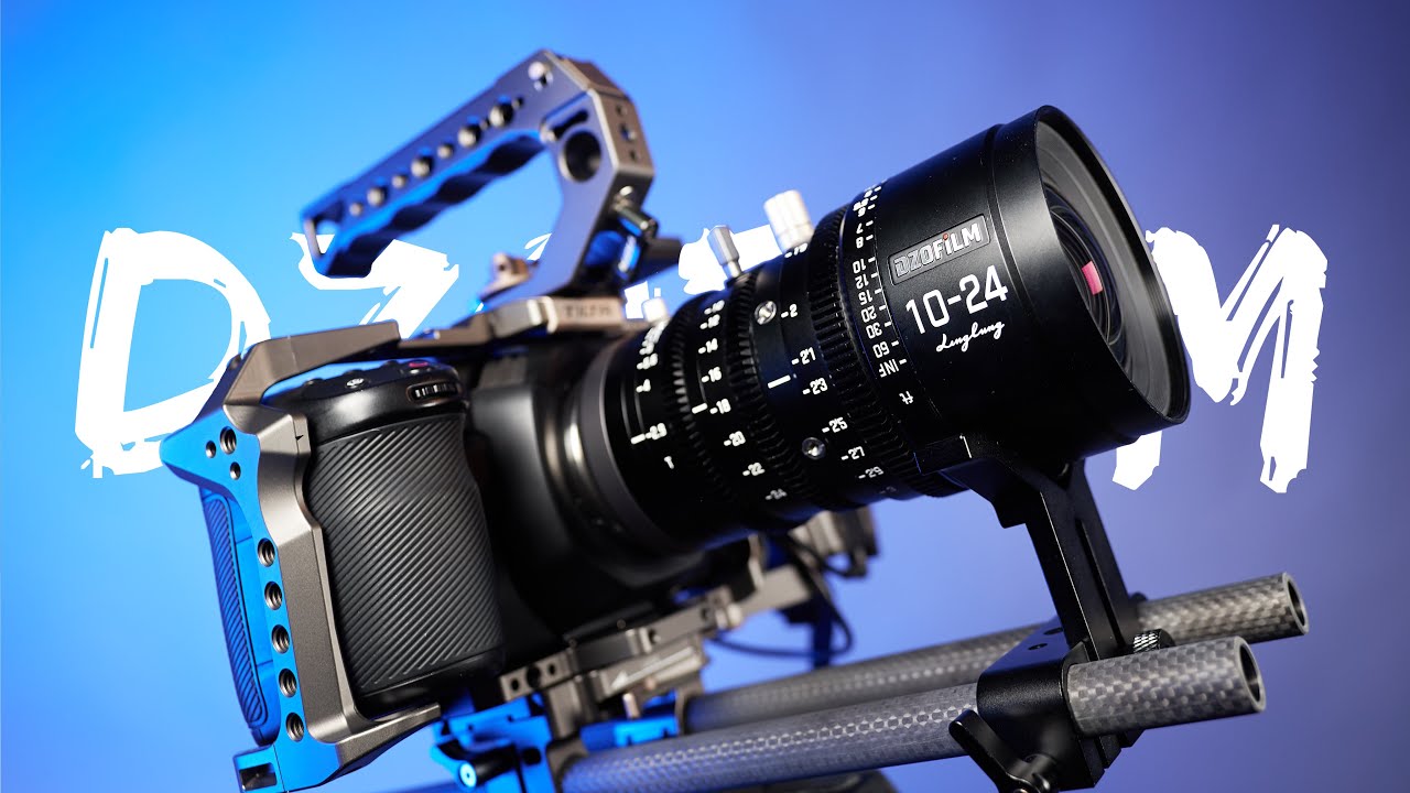 DZOFilm 10-24mm & 20-70mm T2.9 Cinema Zoom Lens for the Blackmagic Pocket 4k - First look & footage