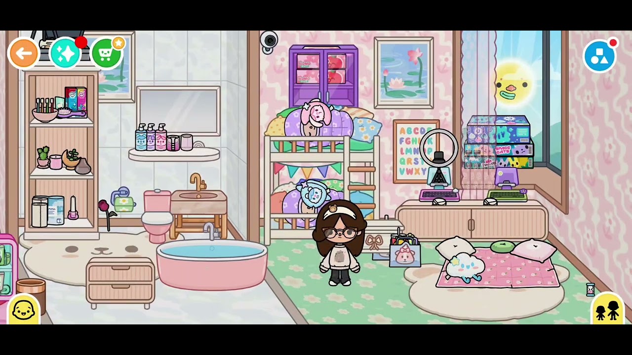 GIRLS NIGHT ROUTINE!!! #tocaboca @tocaboca 