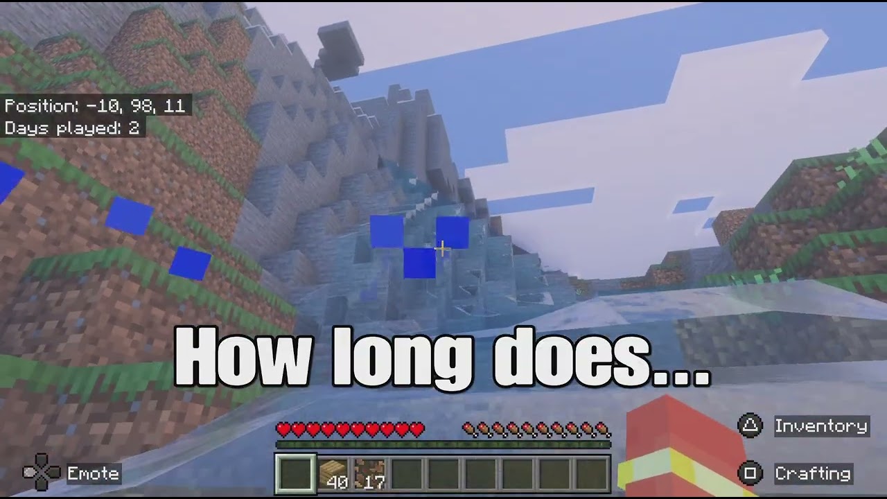 I finally got a iron pickaxe in Minecraft