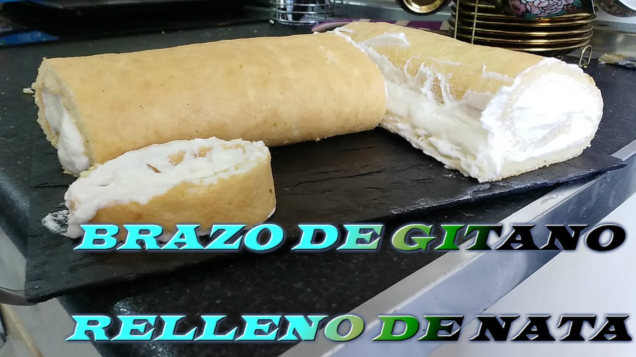 brazo de gitano #relleno de nata