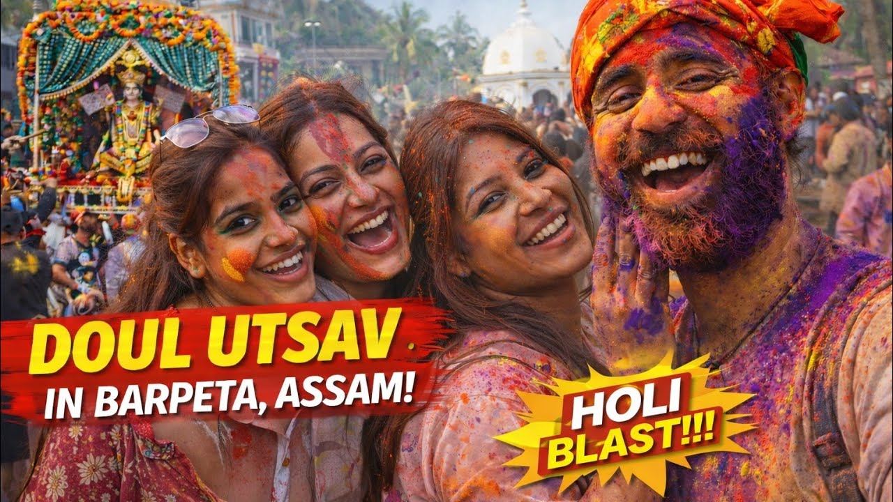 BARPETA FINAL HOLI CELEBRATION 😍 | Doul Utsav Festival | Crazy Holi Celebration