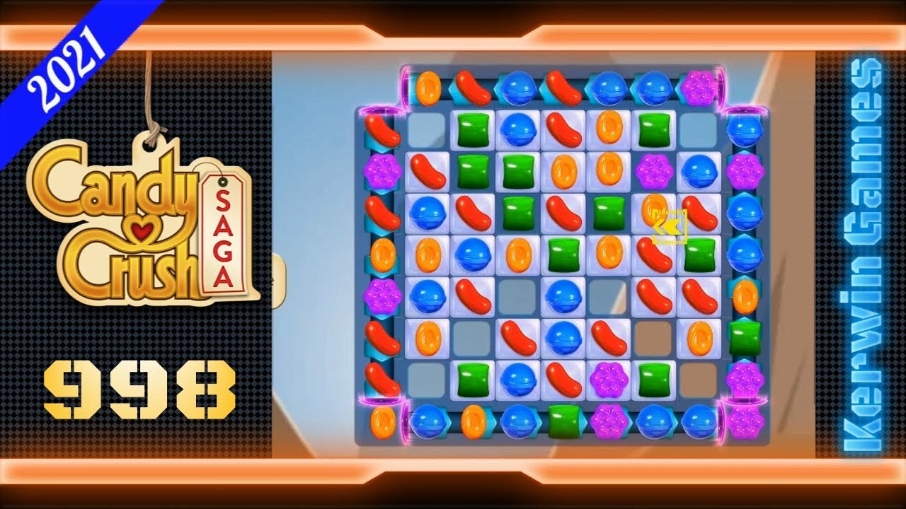Candy Crush Saga Level 998 - No Boosters - 29 moves (2021)