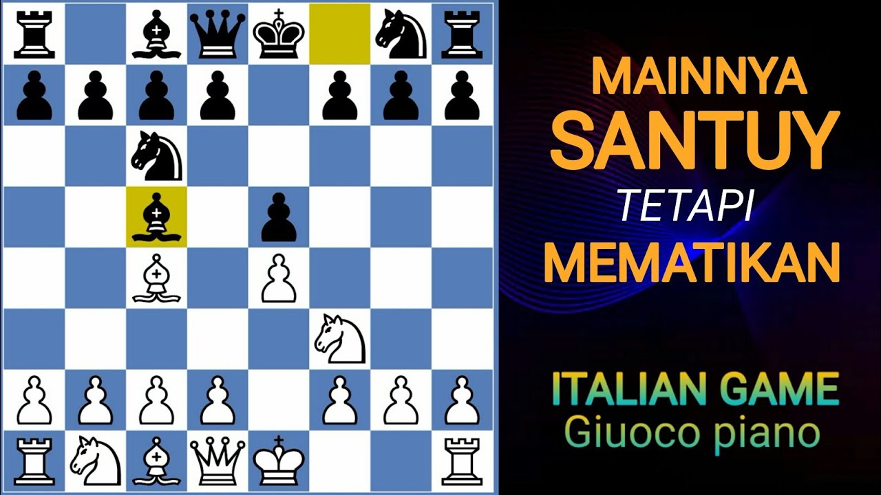 GOKIL‼️Ternyata begini Cara master dunia bermain pembukaan Italian Game 