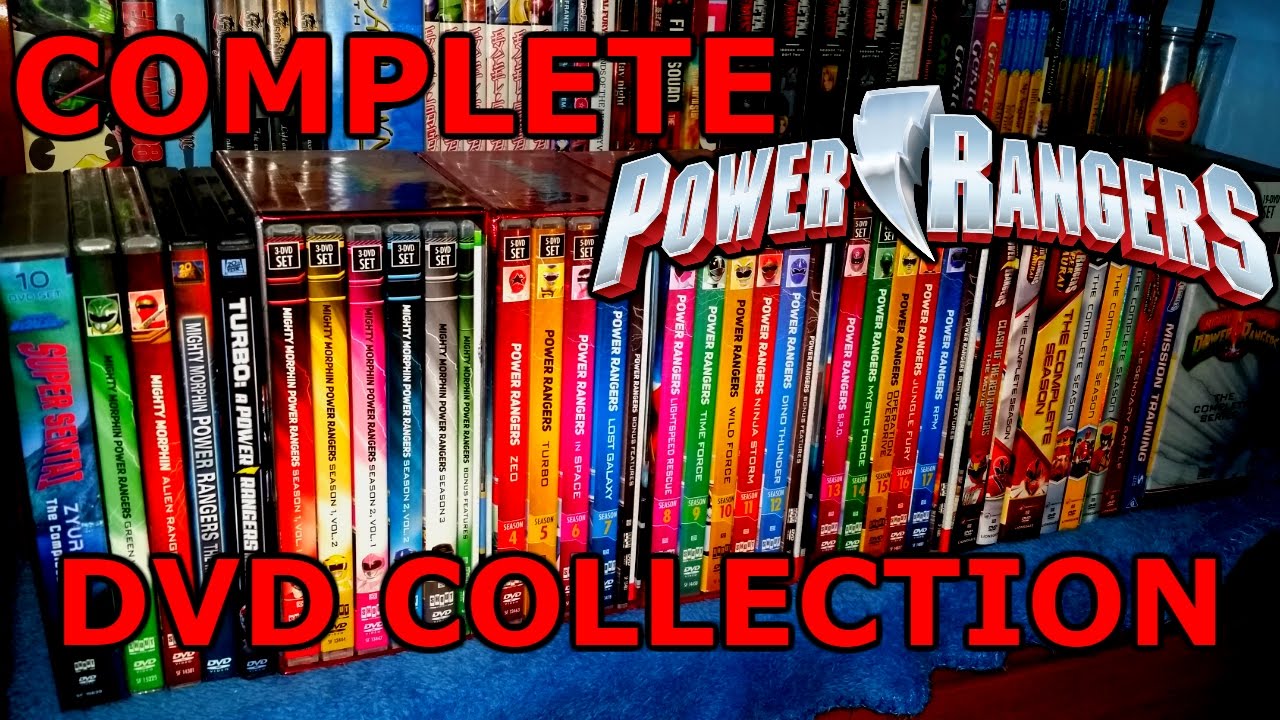 My Complete Power Rangers DVD Collection (03/23/17)