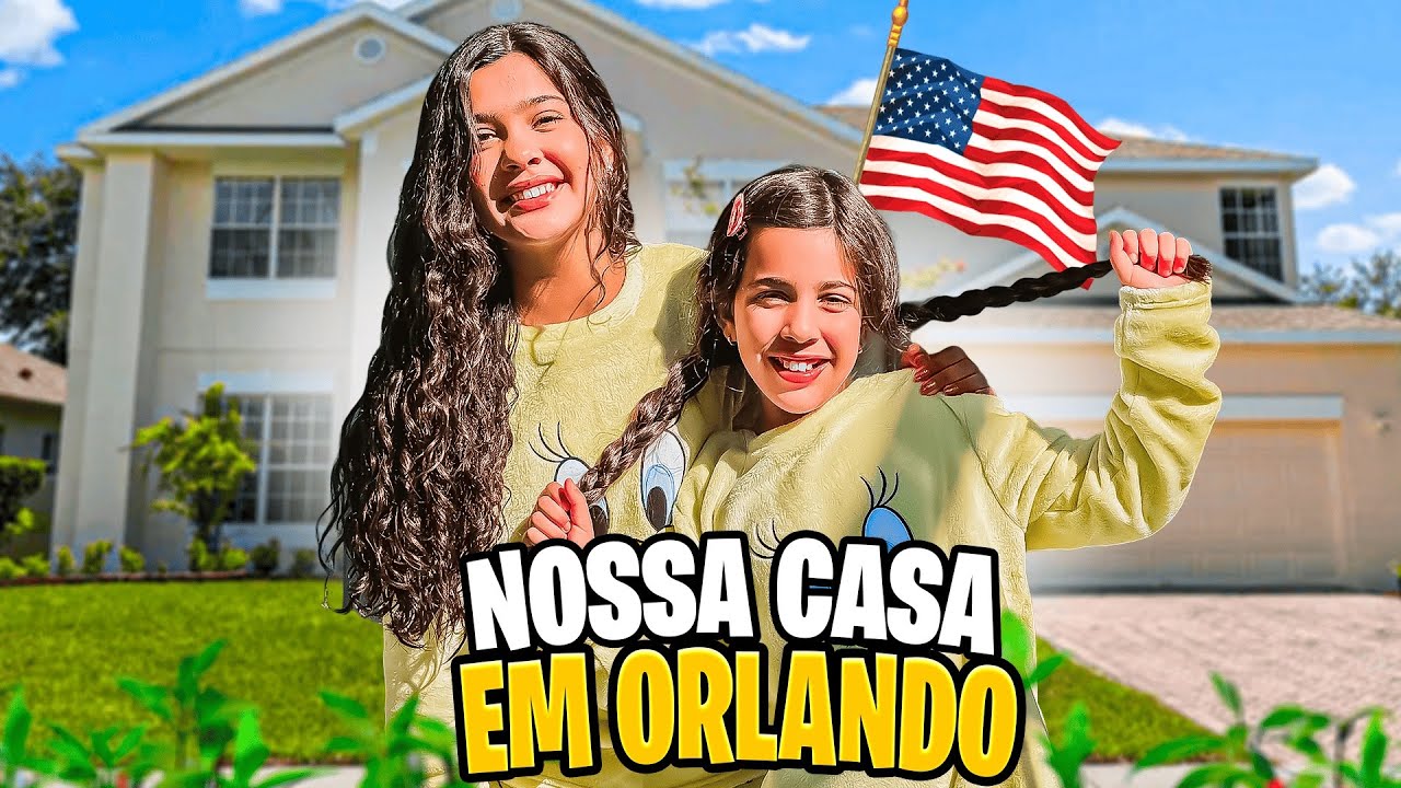 TOUR PELA NOSSA CASA EM ORLANDO *MANU GANHOU UM IPHONE NA COMPETIÇÃO