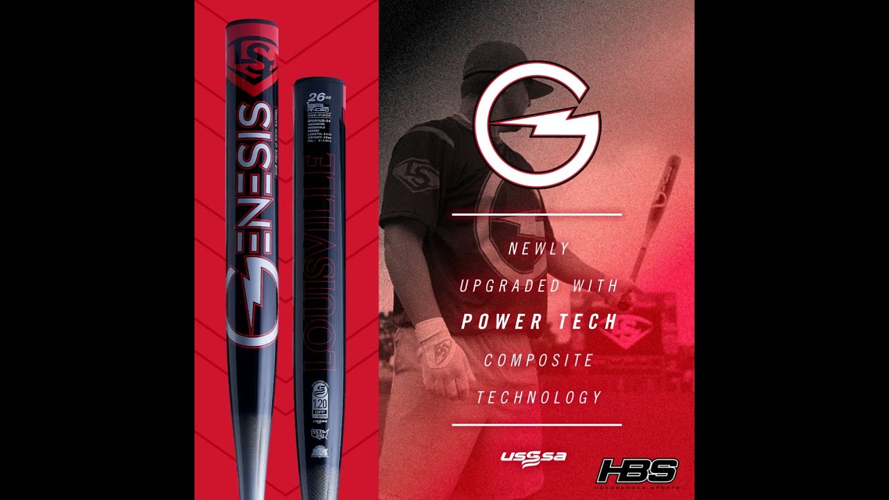 2024 Louisville Slugger Genesis 1 Piece Balanced USSSA Slowpitch Softball Bat