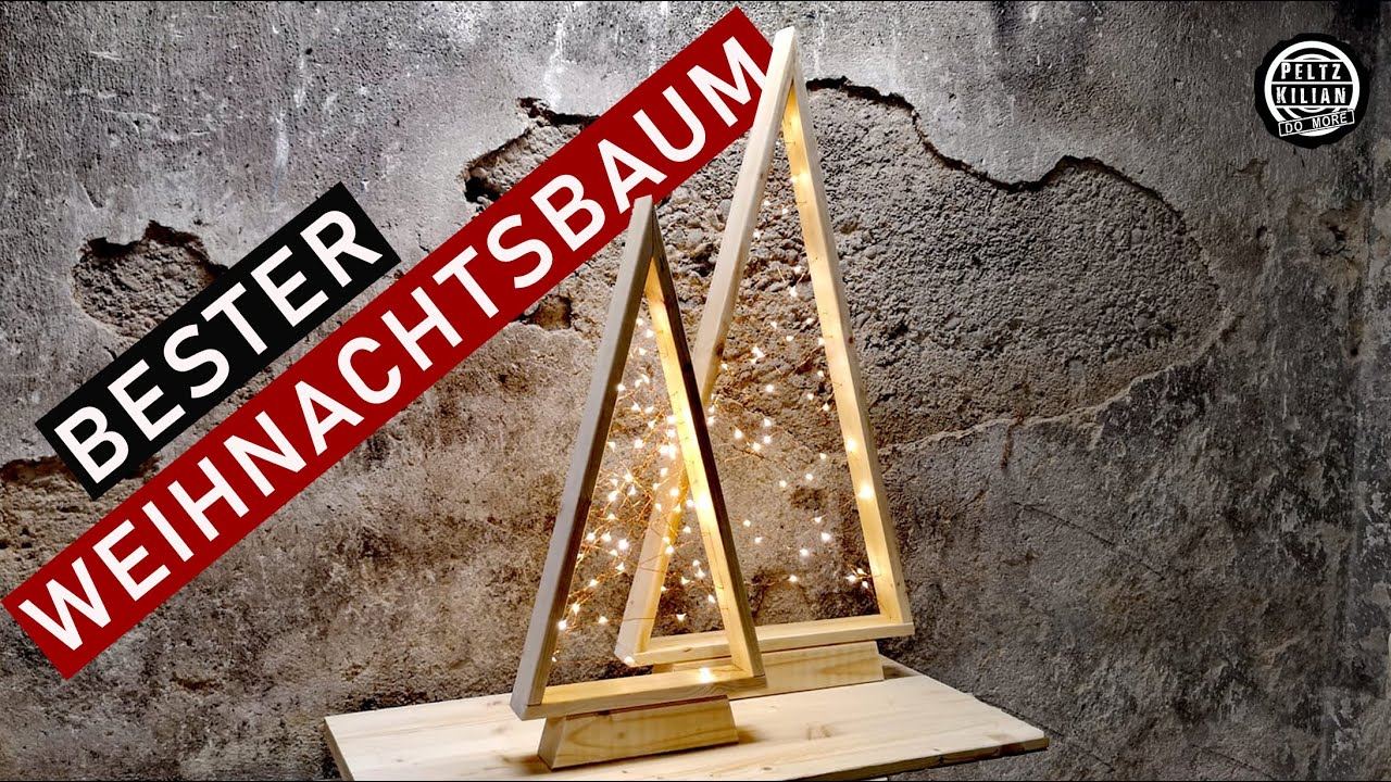Diesen LED WEIHNACHTSBAUM brauchst DU | Weihnachtsdeko selber machen | Weihnachtgeschenk Idee