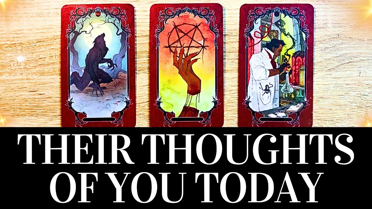 PICK A CARD 🥰🔮 Their THOUGHTS Of YOU Today 🔮🥰 What Is On Their Mind? ❤️ Love Tarot Reading Soulmate