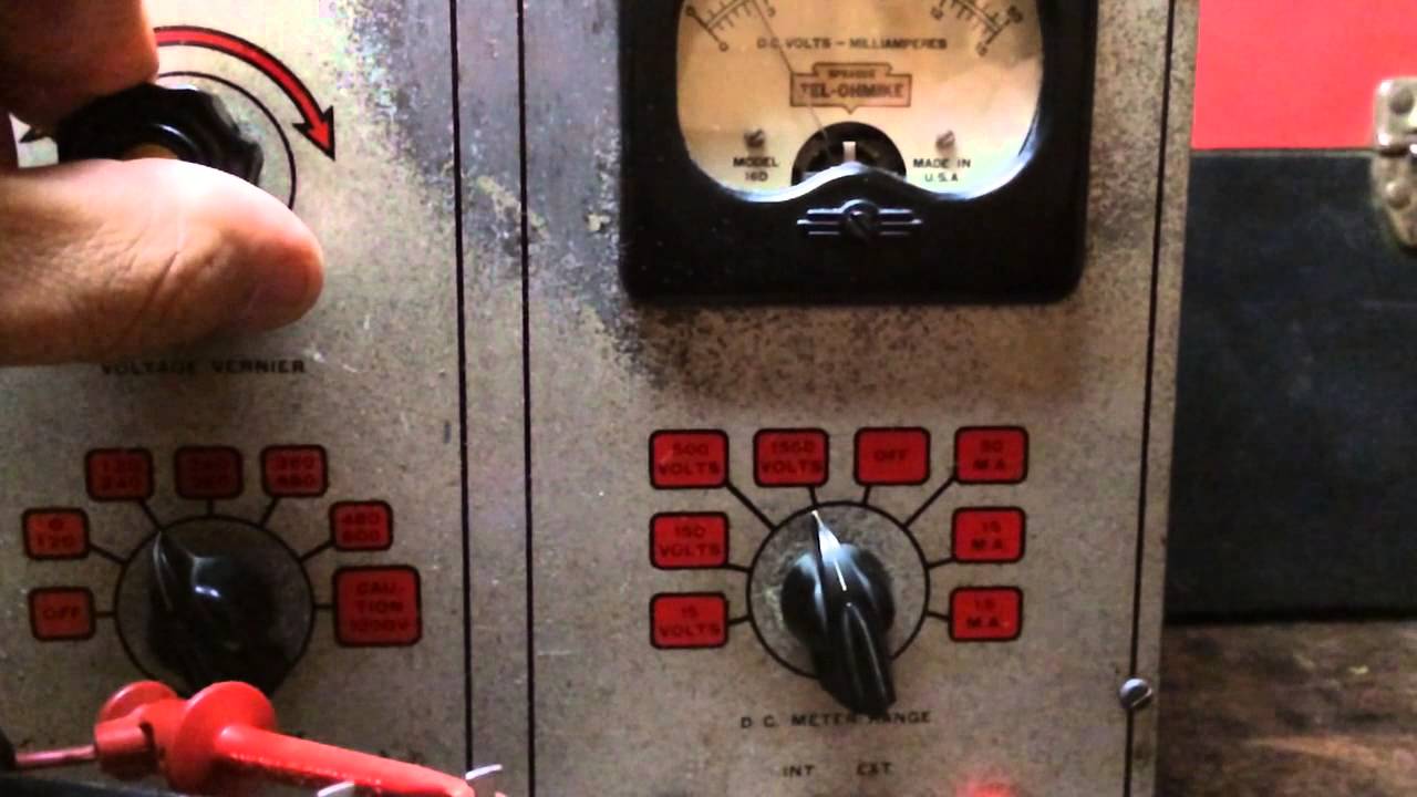 SPRAGUE TEL-OHMIKE model 16 Quick Demo  PART 3