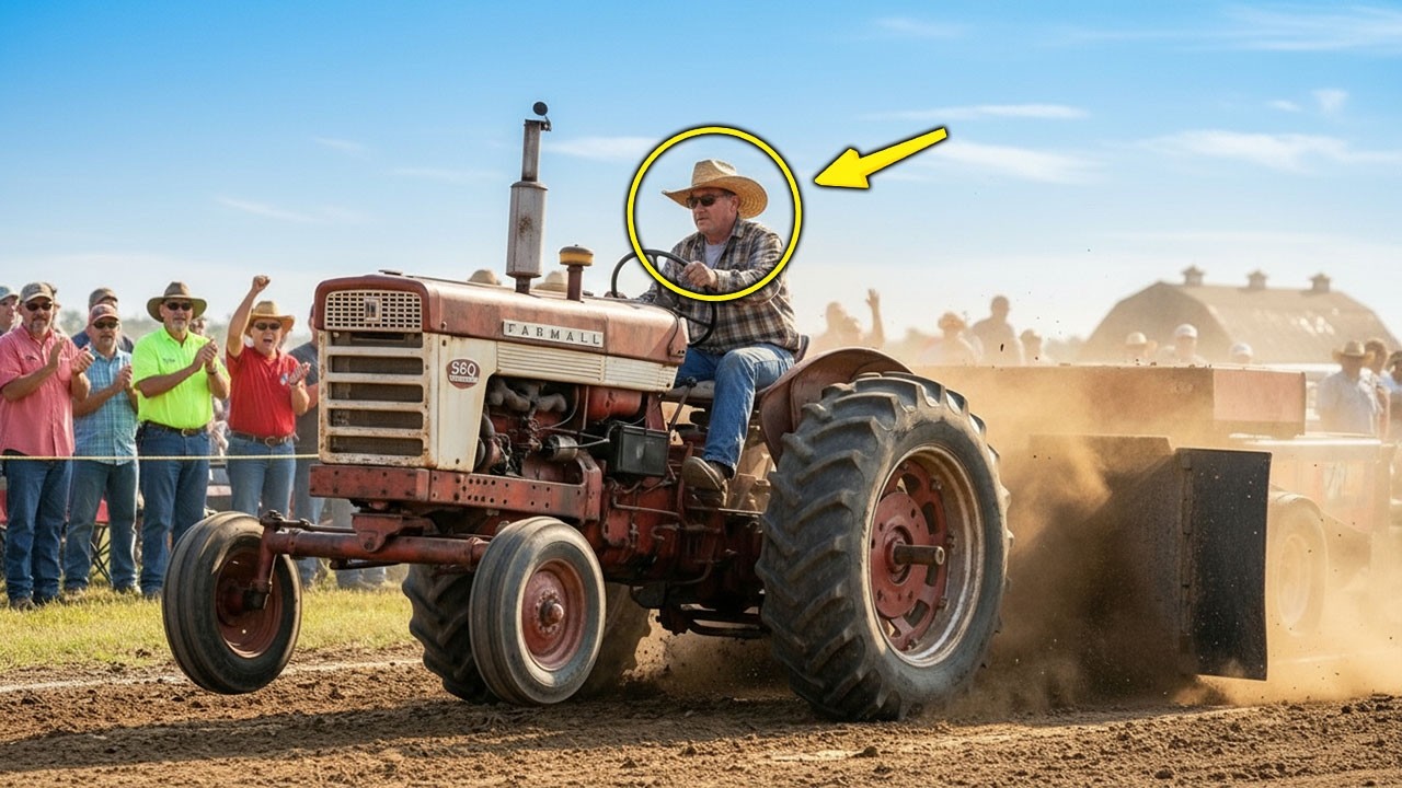 $10,000 Bet His John Deere Would Defeat a 'Junkyard Farmall' — Everyone Saw Him Lose