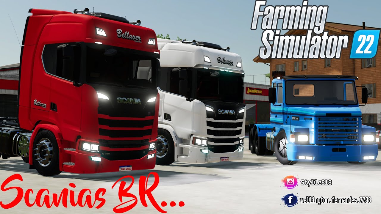 AS SCANIAS MAIS TOPS PARA O FS22 | Apresentando Mods | Farming Simulator 22