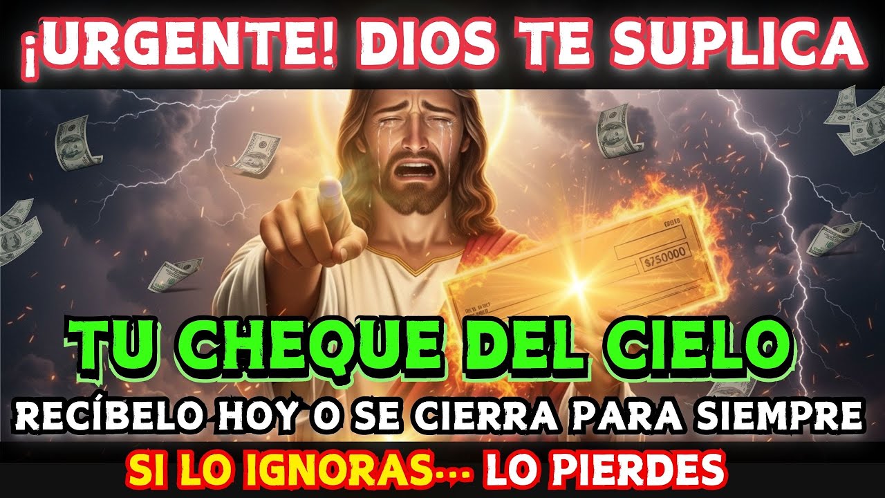 ¡URGENTE! HOY RECIBES TU CHEQUE DEL CIELO — TU MILAGRO YA ESTÁ LIBERADO