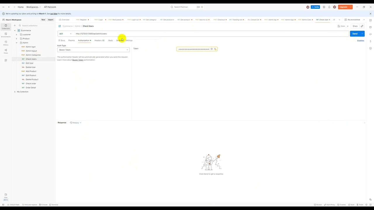 Video demo API Service For E-commerce