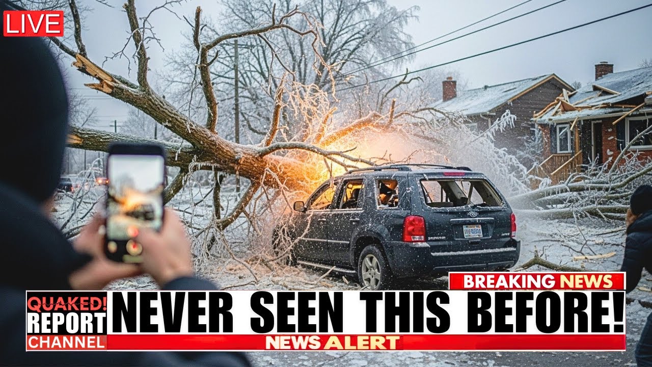 Worst Ice Apocalypse Destroys Tennessee and Mississippi, Cars Crushed, Houses Destroyed!