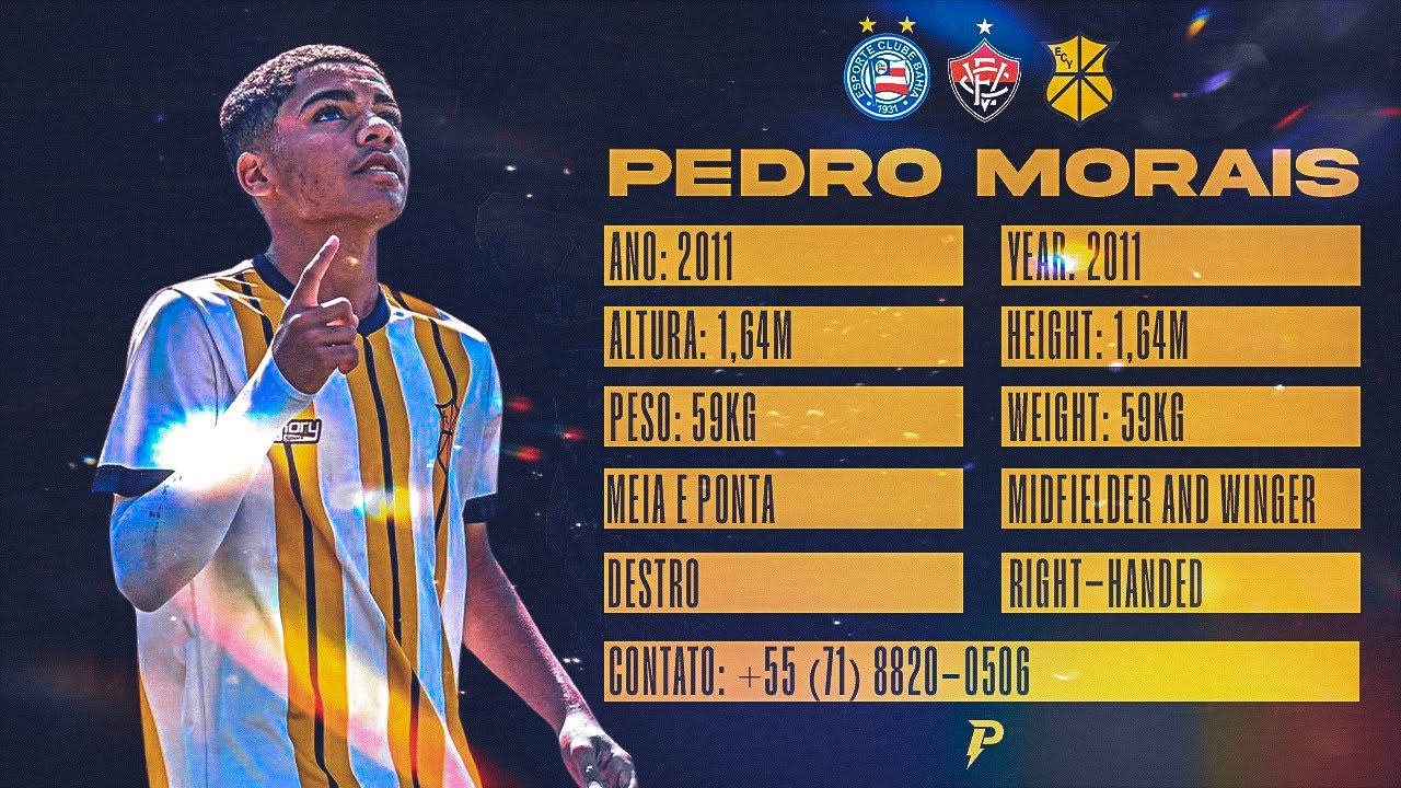 PEDRO MORAIS - MIDFIELDER AND WINGER - 2025