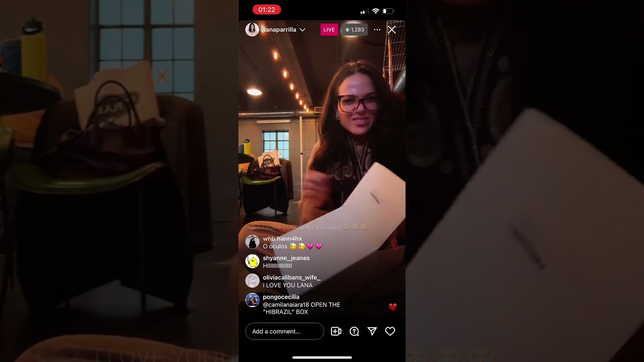 Lana Parrilla live 1st March 2023