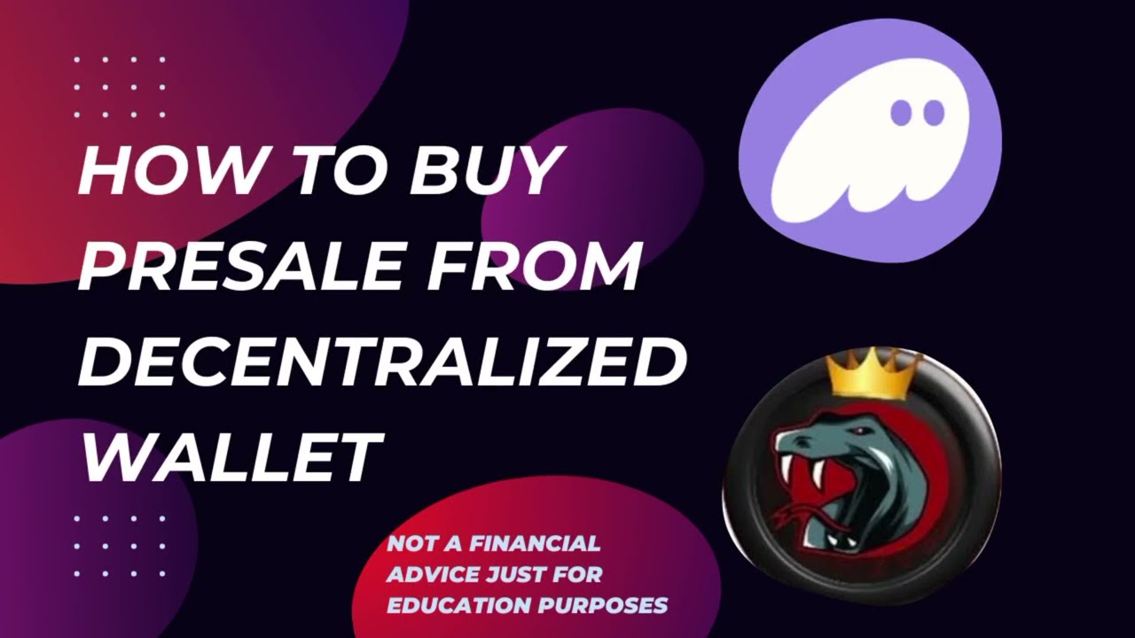 How to buy token presale on decentralized wallet/ non-custodian wallet Solana BlockChain.