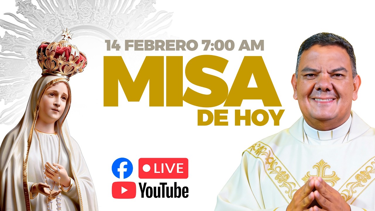 EN VIVO🔴Santa Misa de Hoy Sabado 14 de Febrero l PadreOscarDeLaVega