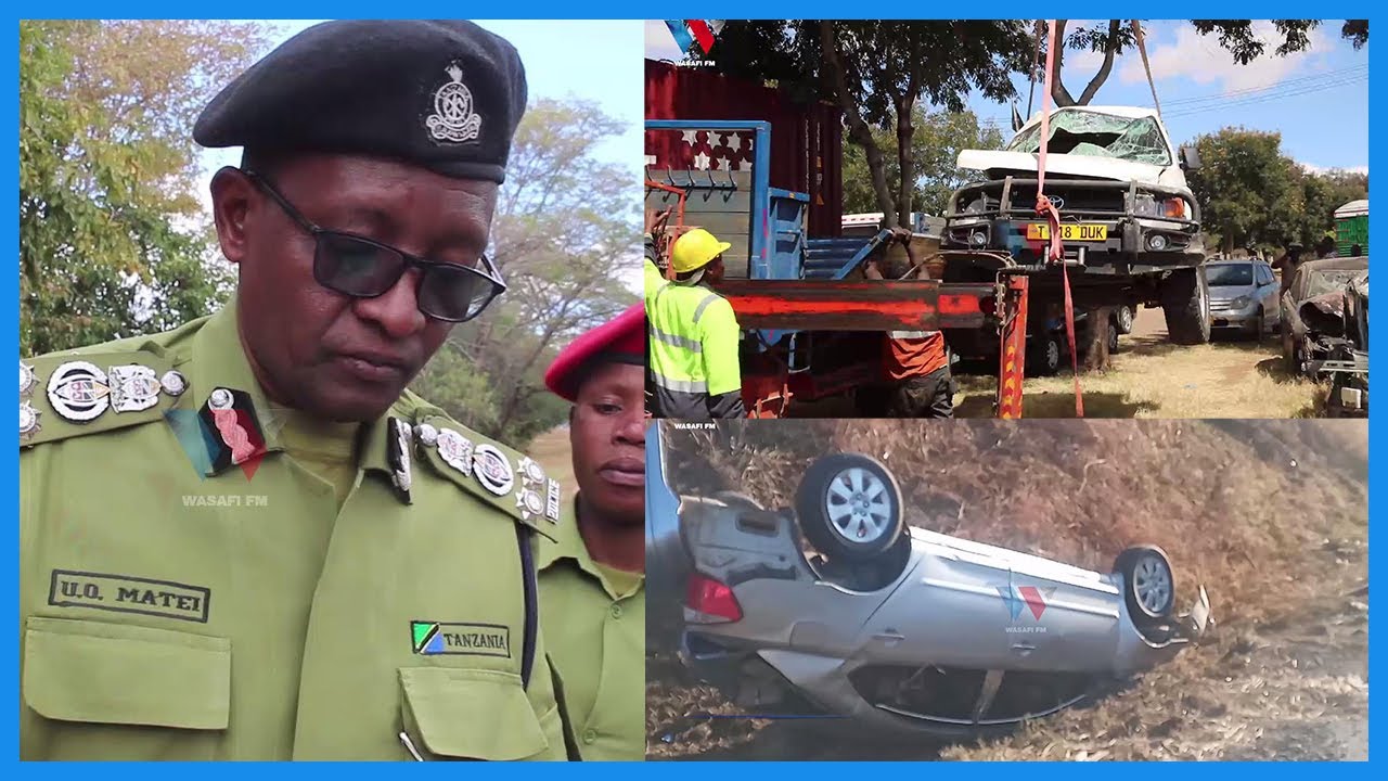 RPC MBEYA AWALILIA TANROADS BAADA YA AJALI YA MAGARI 5 KUGONGANA NA KUUA MBEYA!