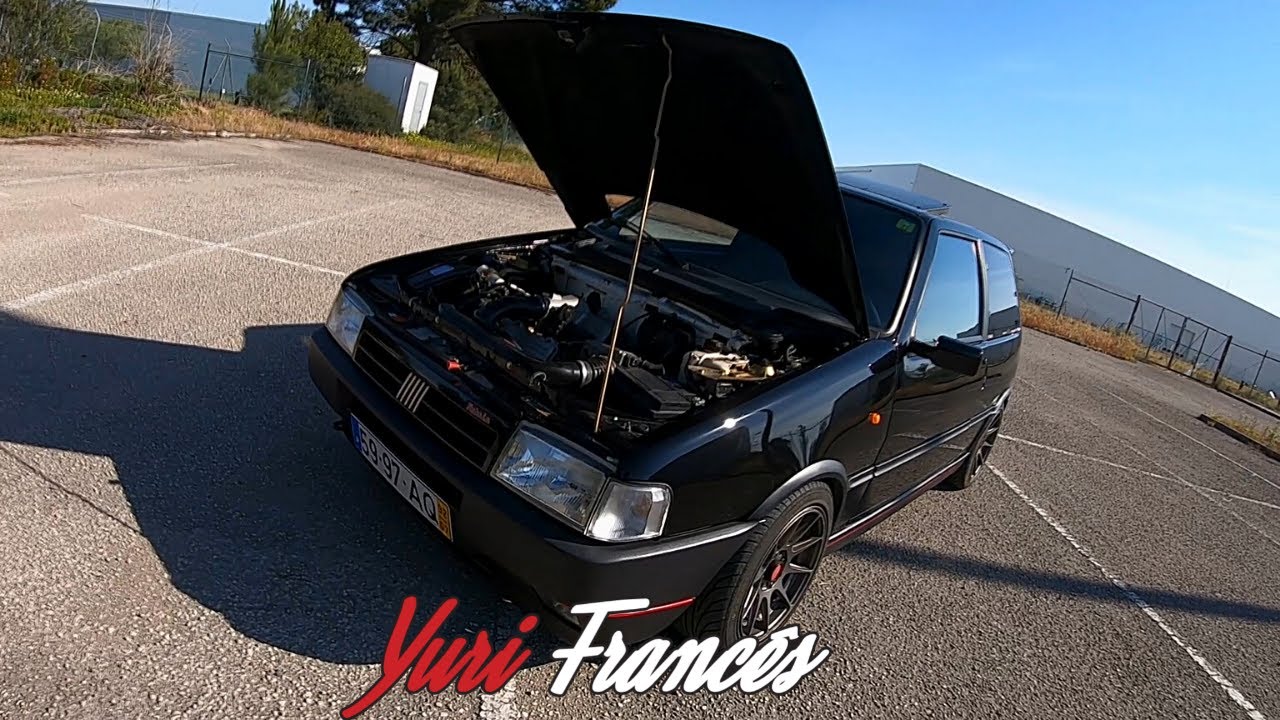 Fiat Uno Turbo IE 140cv que anda de pista em pista pela EUROPA !!!!