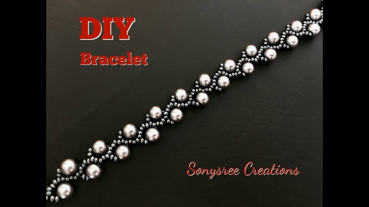 Pearl Vine Bracelet (DIY) Super easy tutorial 👍🏻