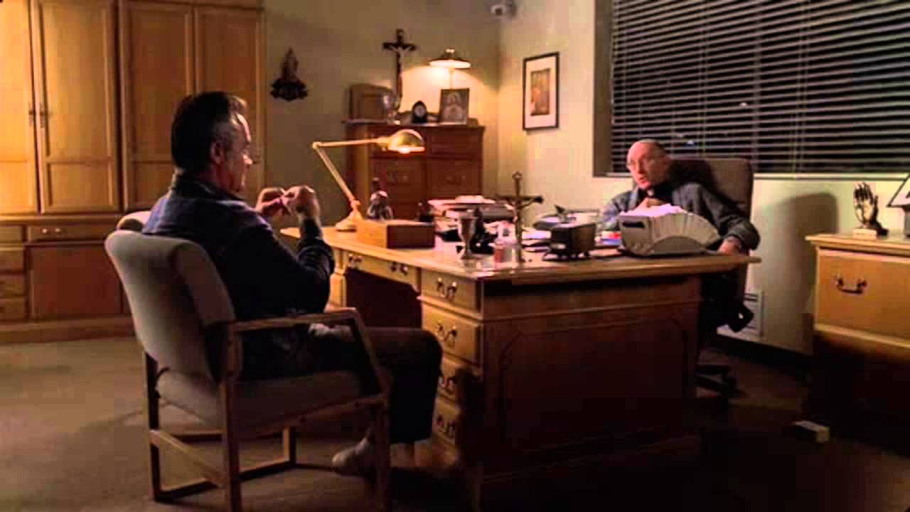 Paulie talks with the priest - The Sopranos HD
