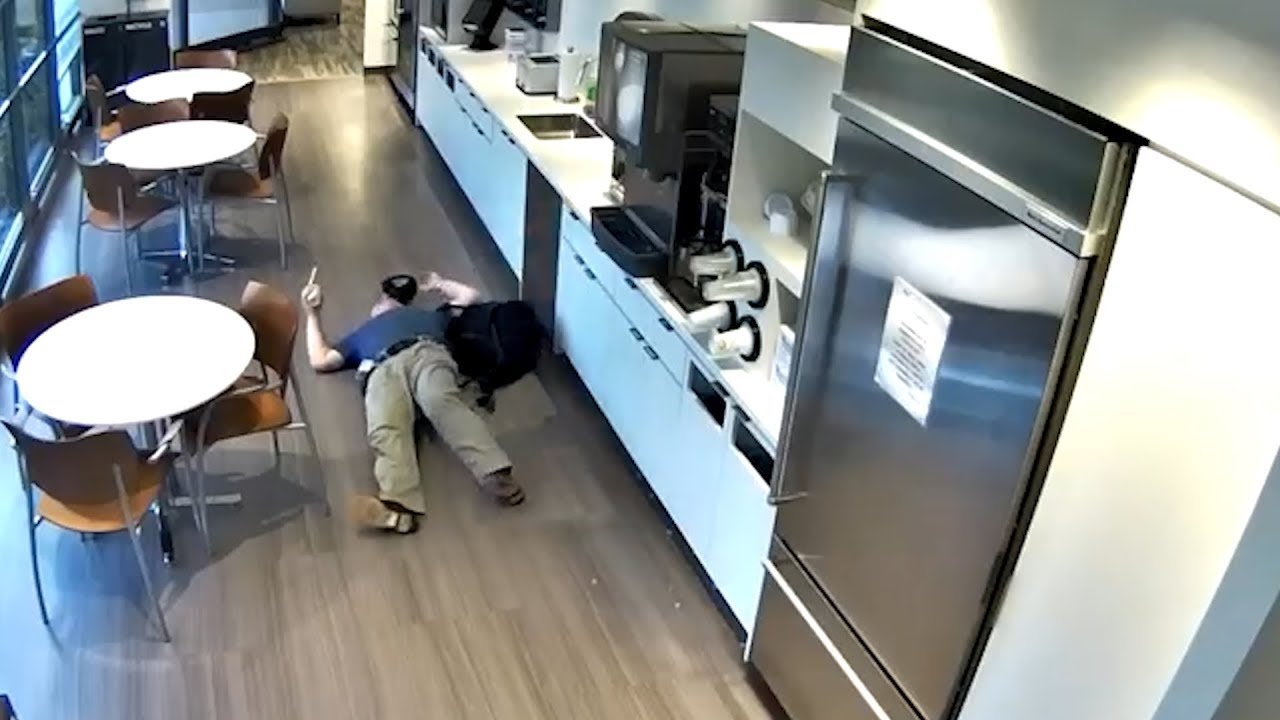 Caught on Camera: Man&rsquo;s &lsquo;Fake' Workplace Slip and Fall