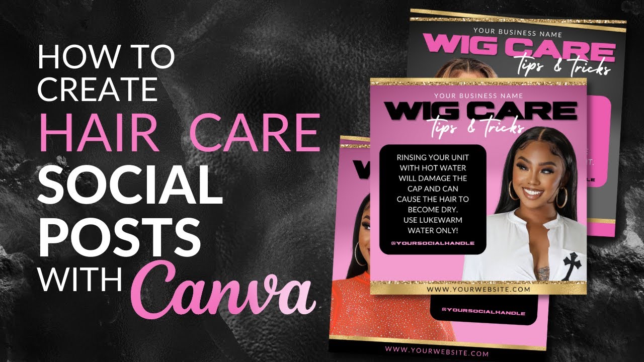How To Create Hair Care Flyers Using Canva
