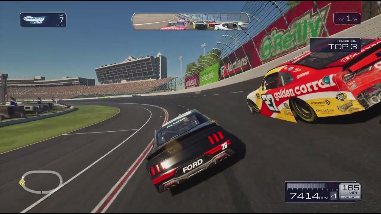 NASCAR 25_ Xfinty Race Exciting Close Race Ending