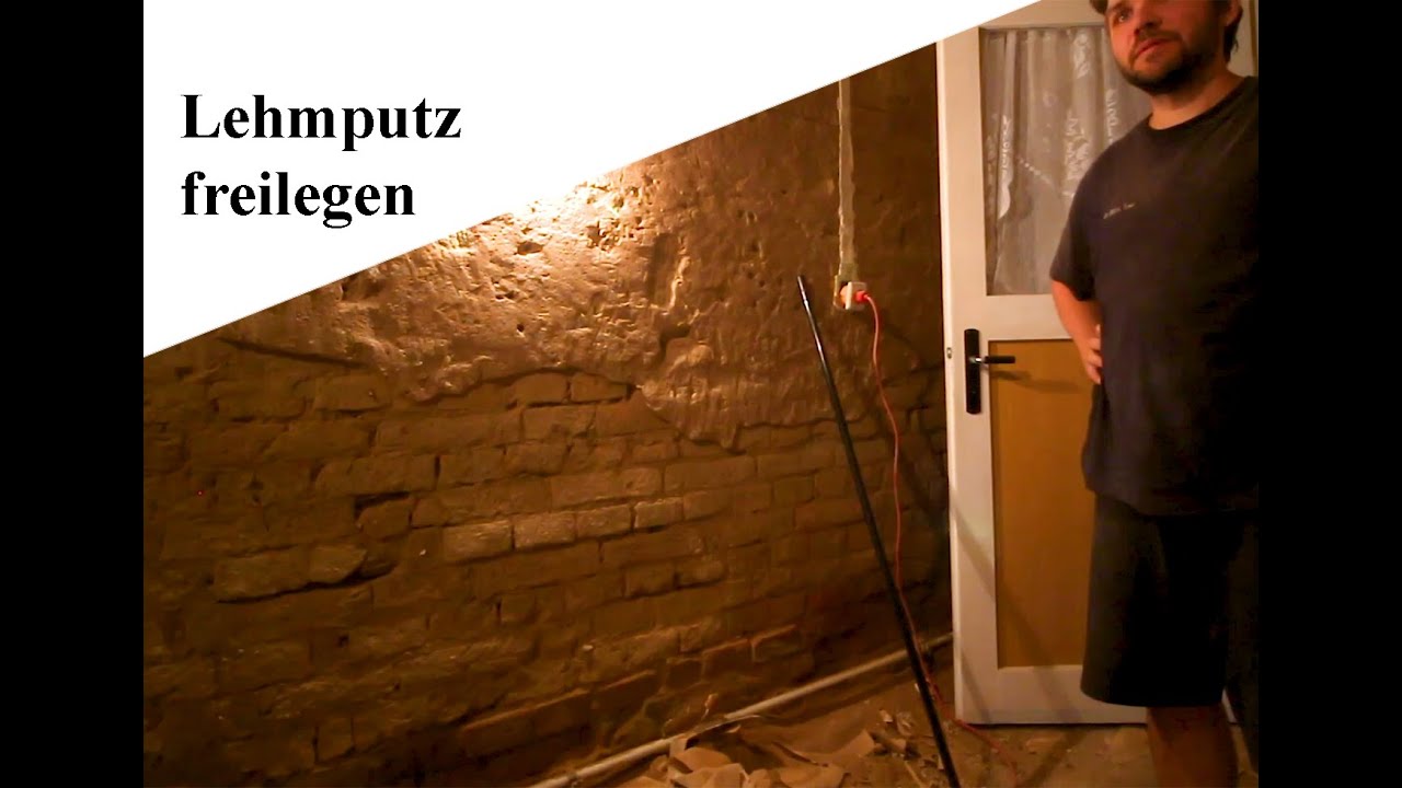 Lehmputz freilegen im Altbau
