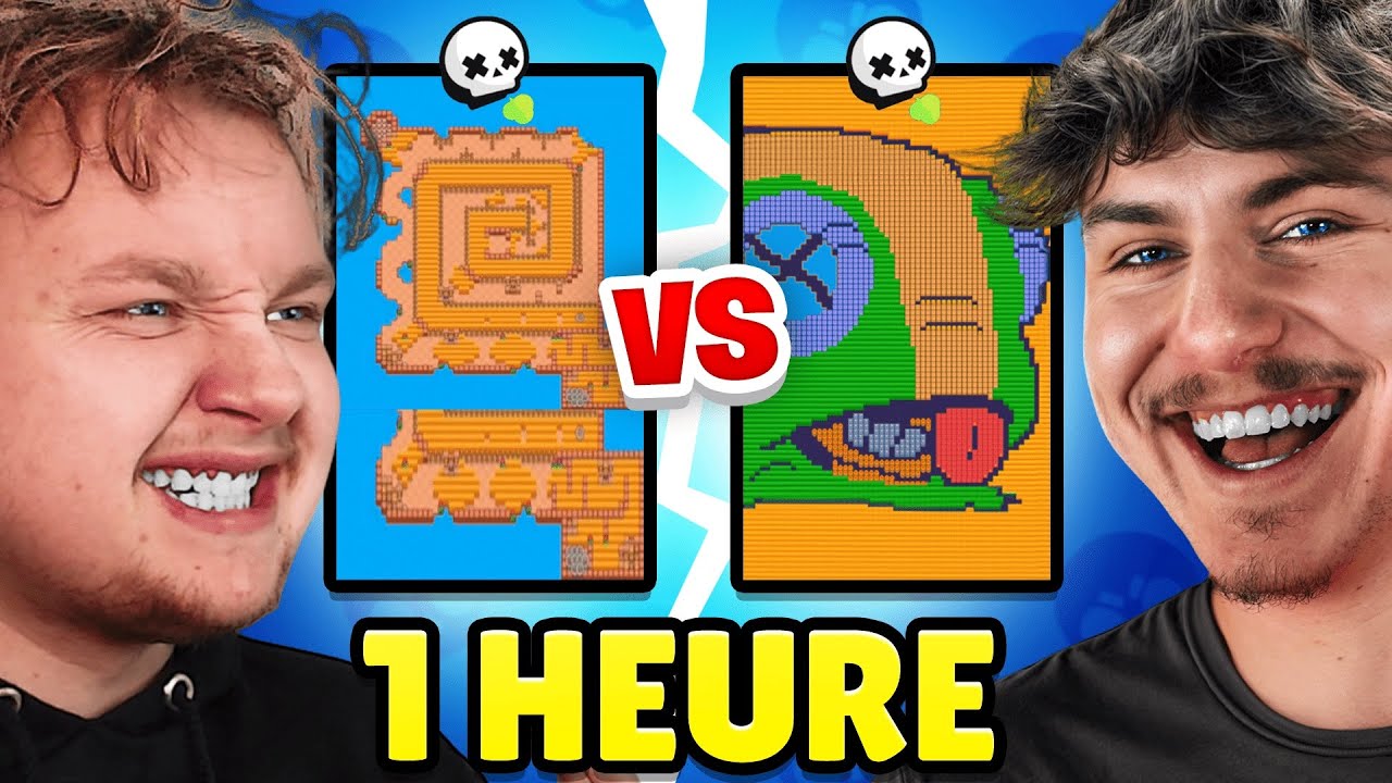 1 HEURE POUR CRÉER LA MEILLEURE MAP BRAWL STARS !! (Ft. Graphyx)
