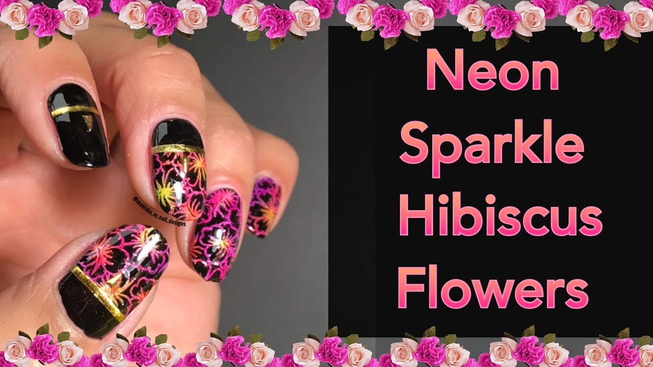 Neon Sparkle Hibiscus Flowers || She Modern || Born Pretty