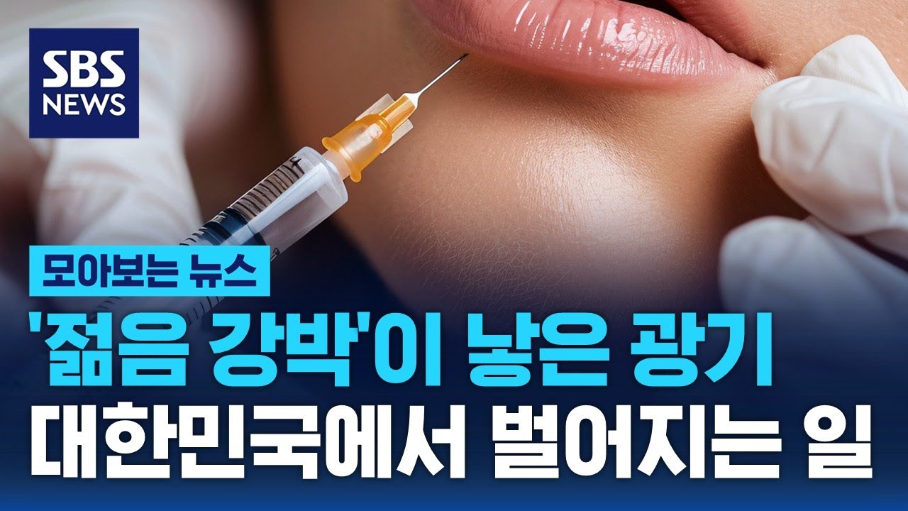 '젊음 강박'이 낳은 광기…지금 대한민국에서 벌어지는 일 / SBS / 모아보는 뉴스