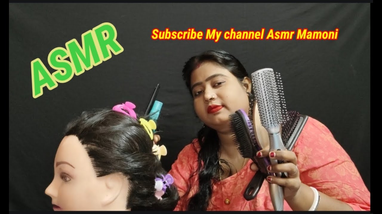 Asmr hair play/Brushing massage with Esperanza for tingles, relaxing video for your sleep 😴