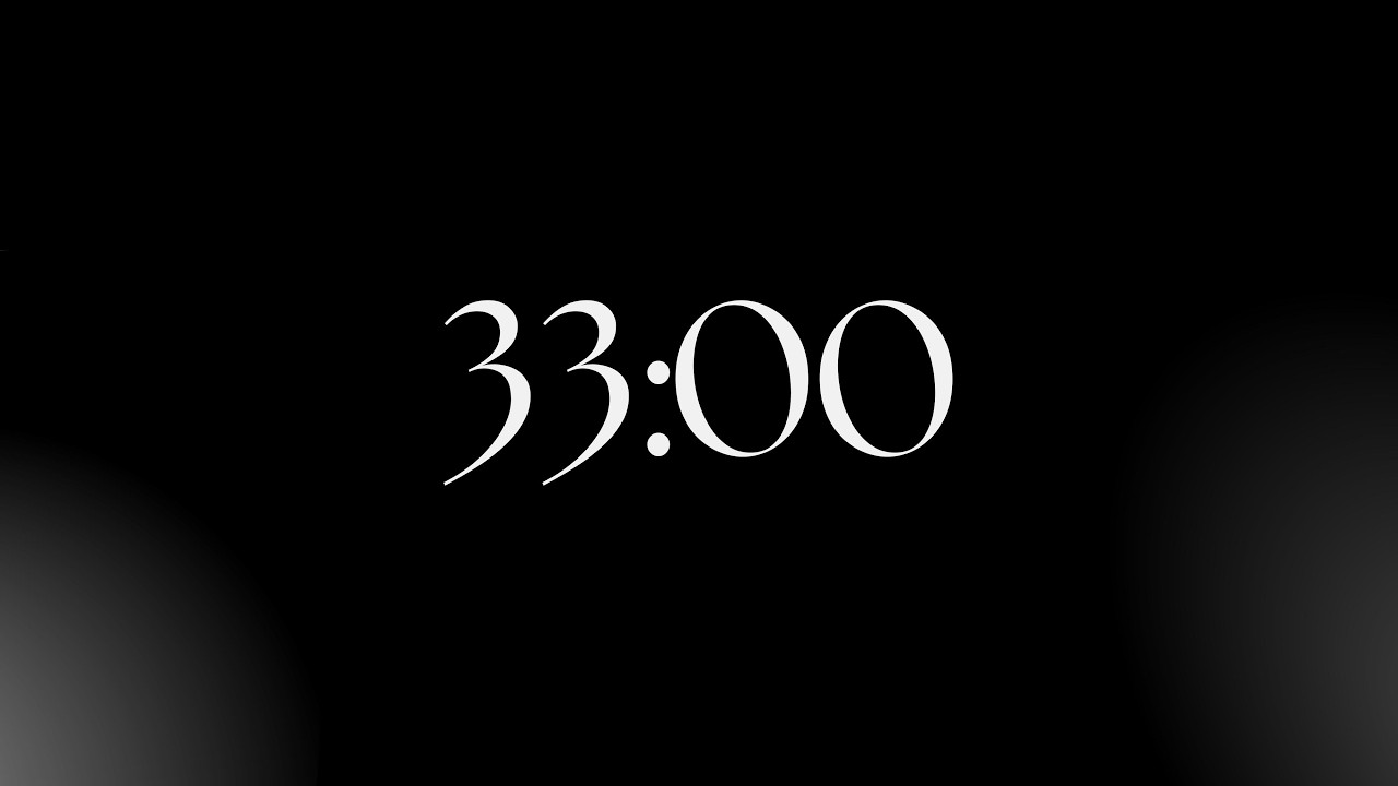33 minutes deep work | no music, full focus | minimal focus