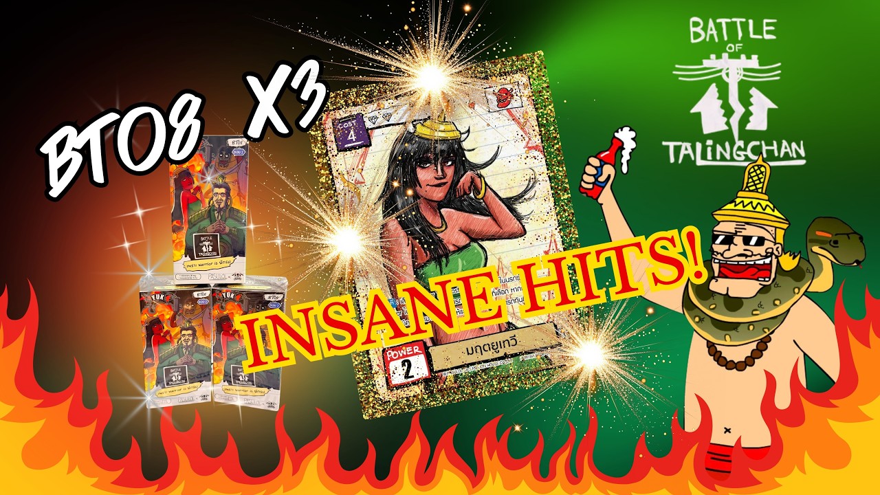 I OPENED 3 Boxes of BT08 (Battle of Talingchan) and GOT EPIC PULLS! (English Version)