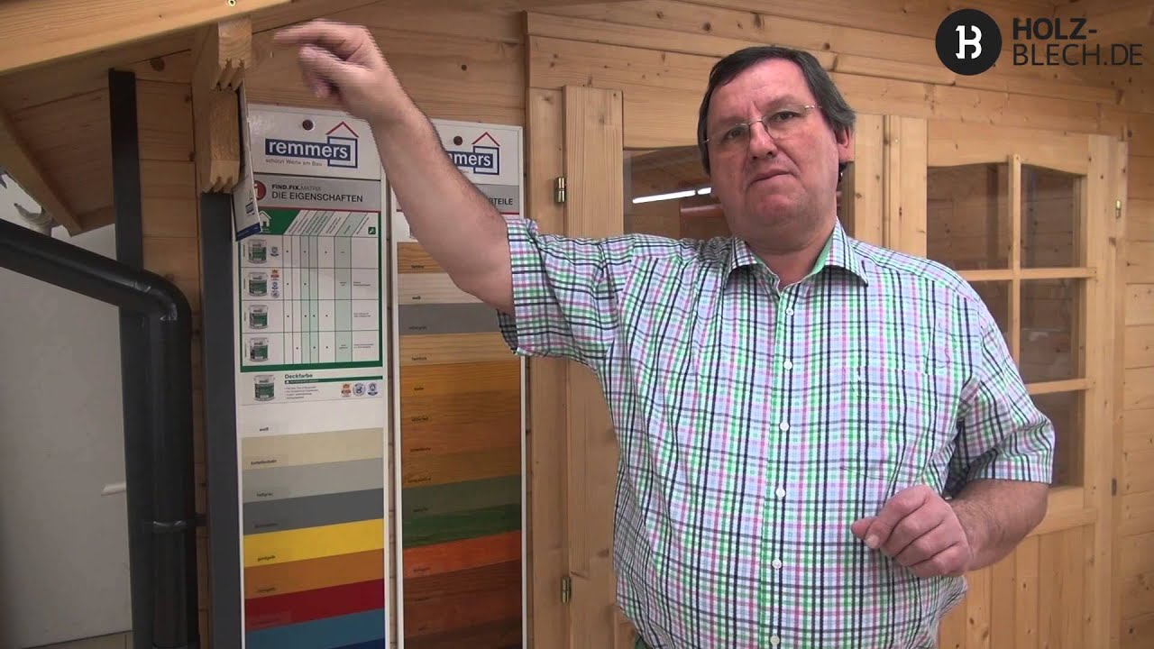 Gartenhaus streichen - So geht's richtig!