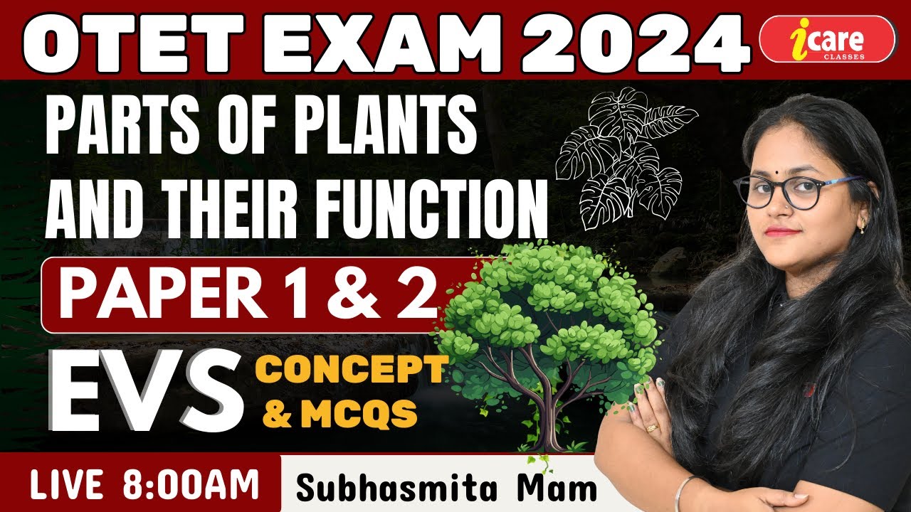Parts of plants and their function for OTET 2024 || EVS OTET || OTET EVS Class 