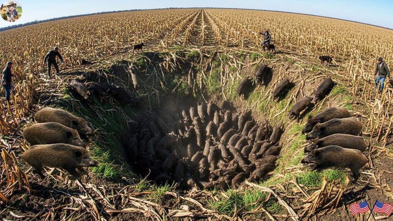 Traditional Surprisingly Effective Trapping Methods - Farmer Successfully Prevent Wild Boar Invasion