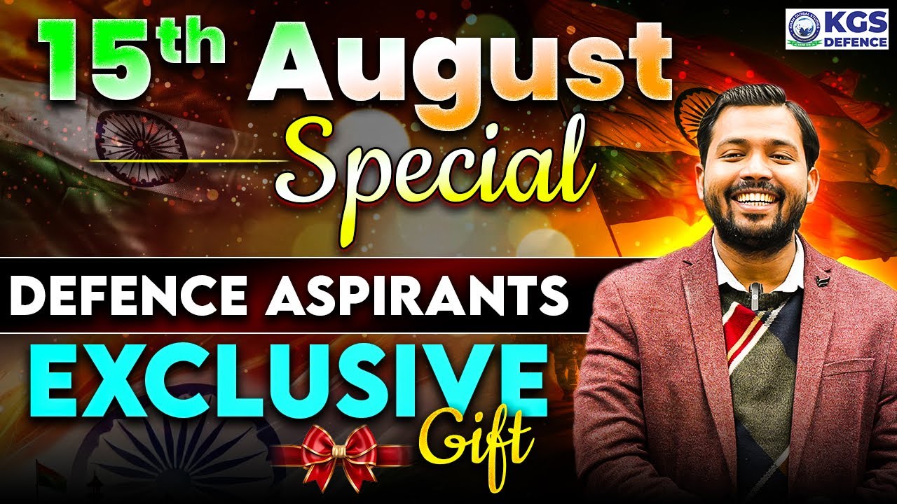 Big Announcement🔥 | 15th August Special DEFENCE ASPIRANTS EXCLUSIVE Gift | Khan Sir & Defence Team